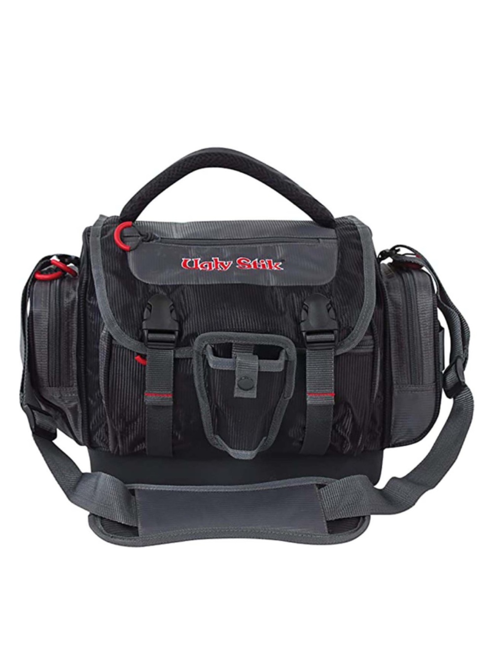Ugly Stik Medium Fishing Tackle Bag Black NWT Shoulder Strap